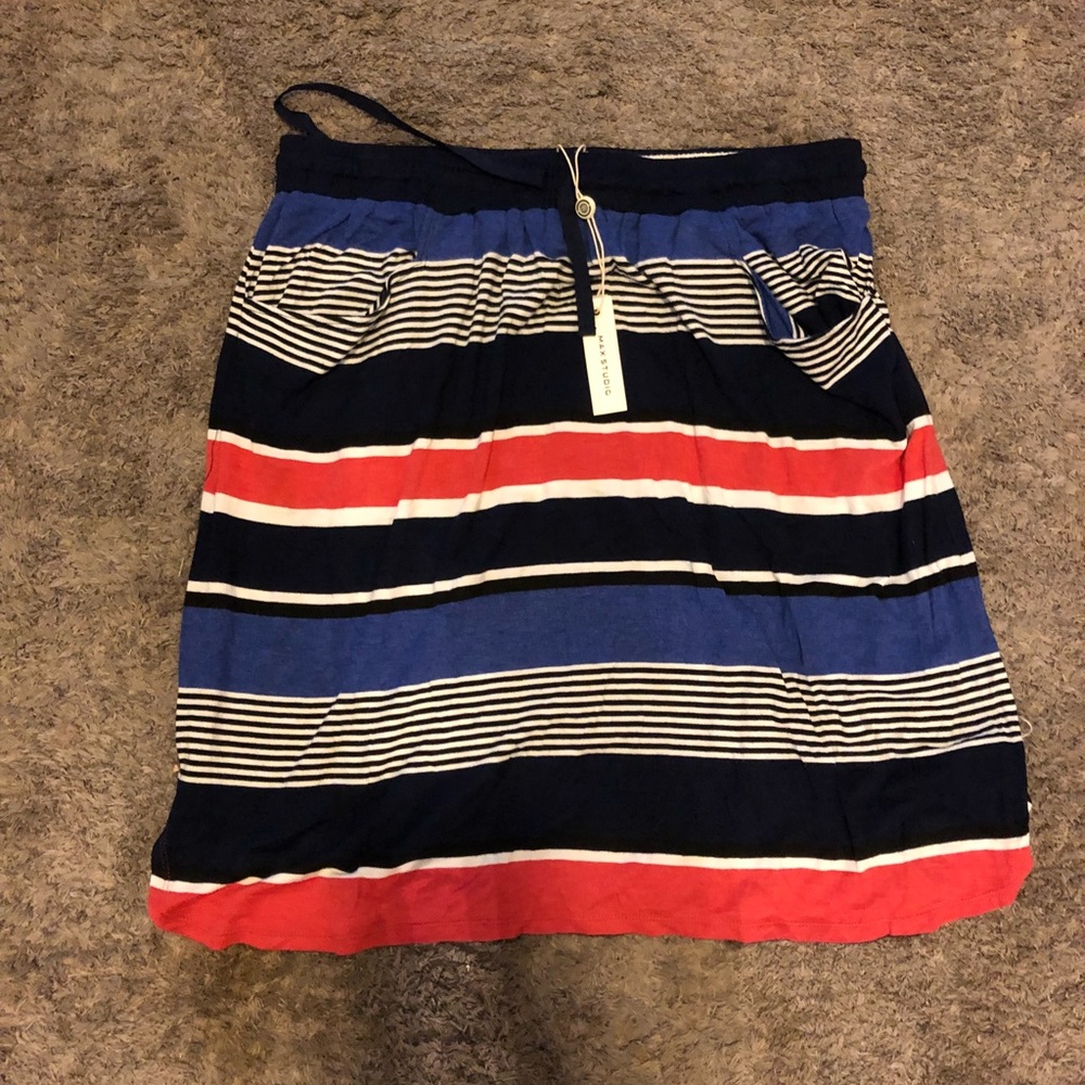 Max Studio Women’s Striped Knit Skirt NWT